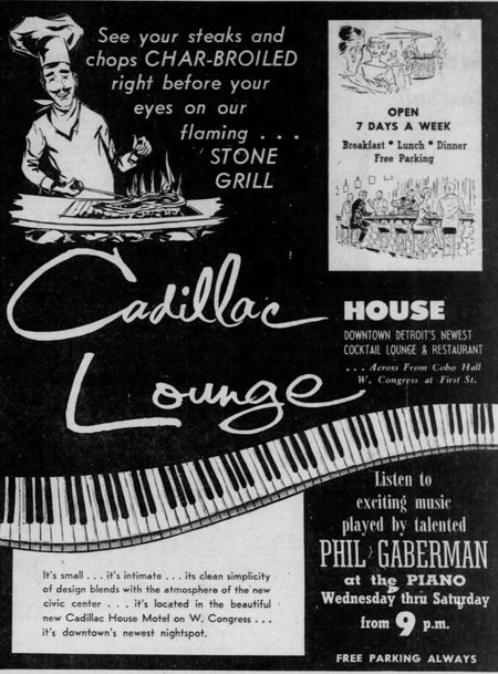 Cadillac House Motel - Apr 13 1961 Ad